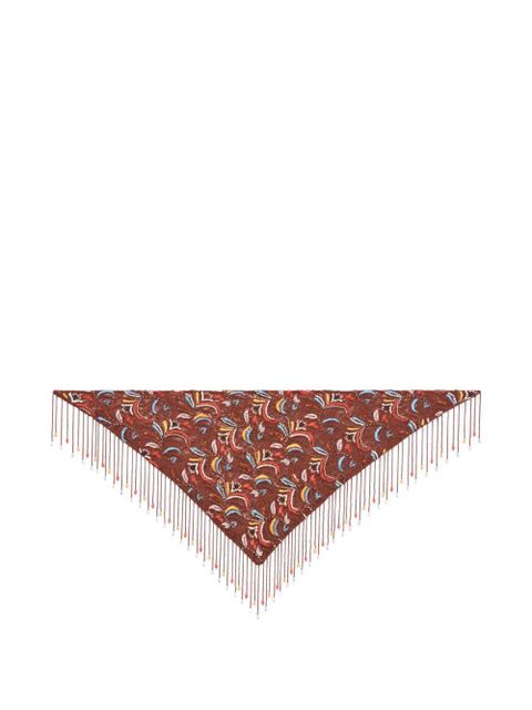 ETRO lace beaded scarf - Brown - zdjęcie produktu nr 1