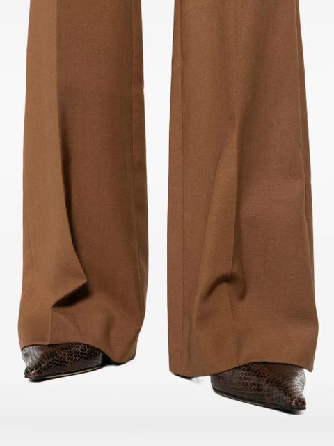 FENDI flared trousers - Brown