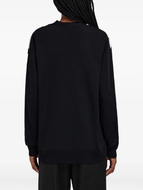 Ferragamo zebra-print cardigan - Black