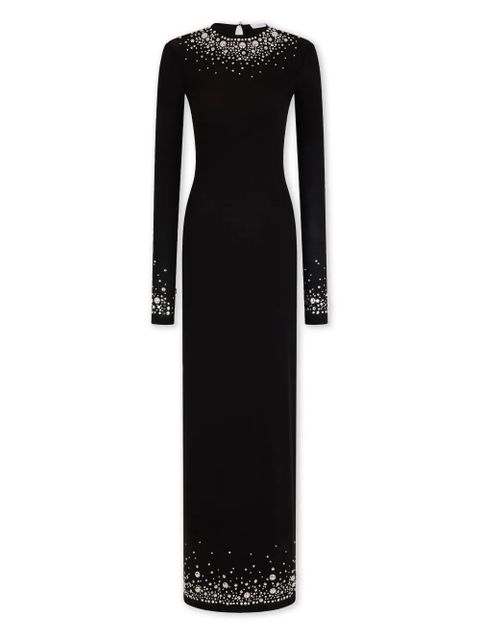 Rabanne hotfix-embellishment maxi dress - Black - zdjęcie produktu nr 1
