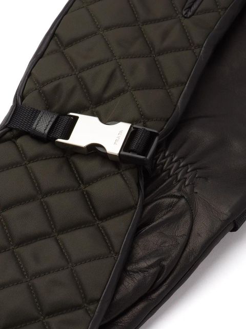 Prada quilted gloves - Black