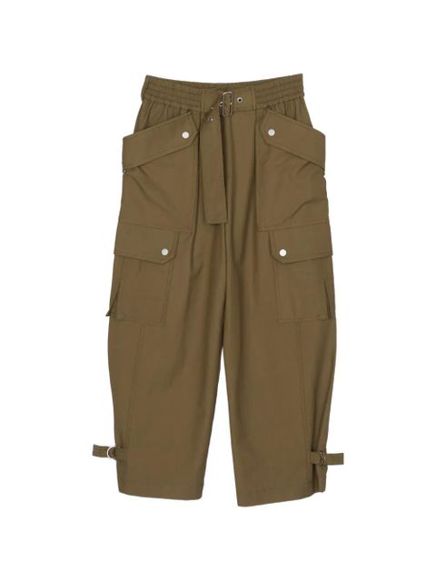 3.1 Phillip Lim buckle-belted cargo pants - Brown - zdjęcie produktu nr 1