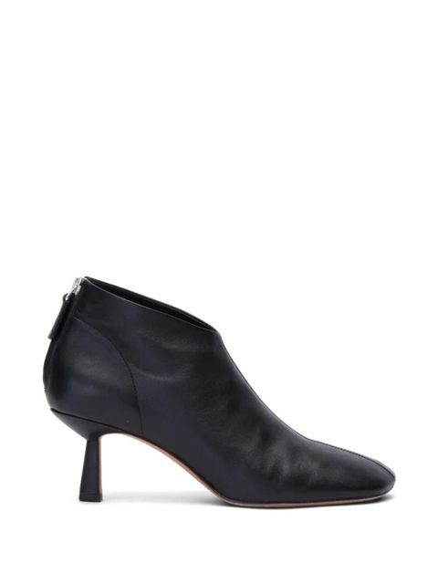 3.1 Phillip Lim Glove square-toe leather boots - Black - zdjęcie produktu nr 1