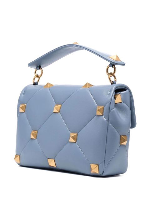 Valentino Garavani large Roman Stud shoulder bag - Blue