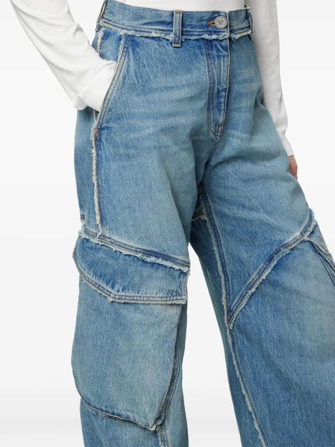 Versace cargo cotton jeans - Blue