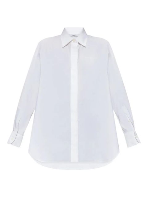 Givenchy cotton long-sleeves shirt - 100 WHITE - zdjęcie produktu nr 1