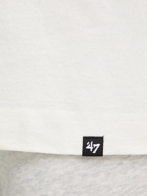 47 brand t-shirt bawełniany MLB Los Angeles Dodgers damski kolor biały BB012TMPEES654937SS