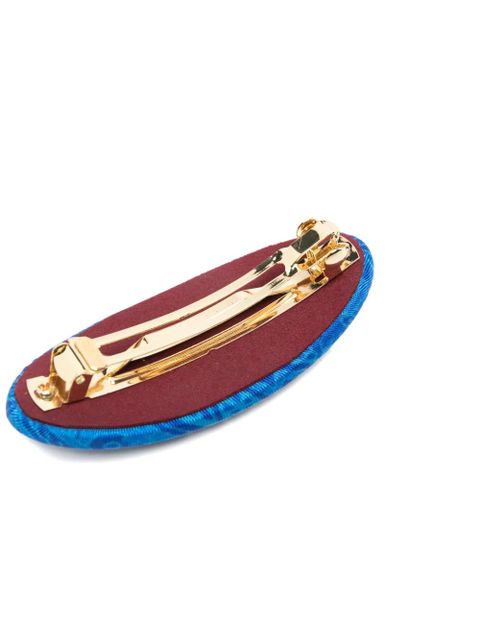 ETRO paisley medallion hair clip - Blue