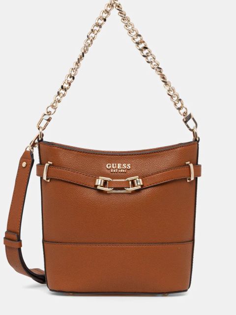 Guess torebka SILVYE kolor brązowy HWBG95 27040