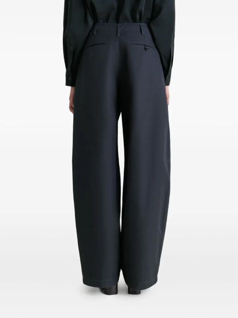 LEMAIRE piped-pocket trousers - Blue