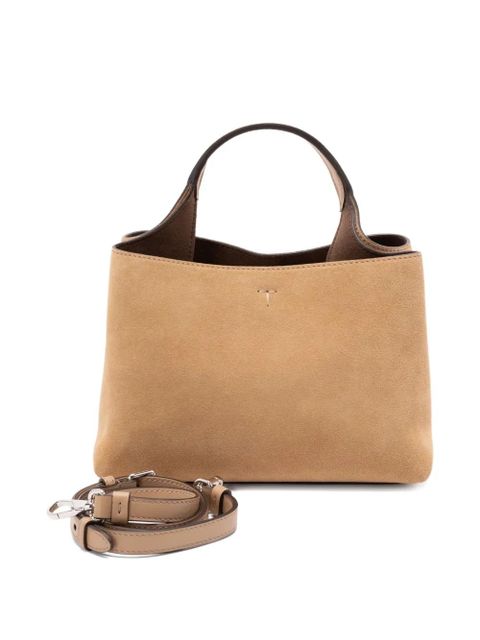 Tod's top-handle suede tote bag - Neutrals - zdjęcie produktu nr 2
