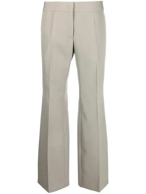 Jil Sander wide-leg wool tailored trousers - Green - zdjęcie produktu nr 1