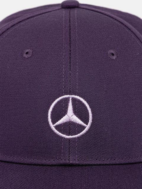 adidas czapka z daszkiem bawełniana x Mercedes kolor fioletowy JZ2547