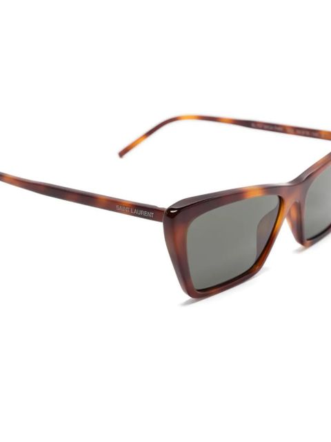 Saint Laurent Eyewear Mica Thin sunglasses - Brown