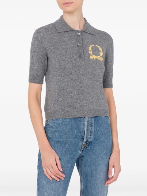 Moschino embroidered polo shirt - Grey - zdjęcie produktu nr 2