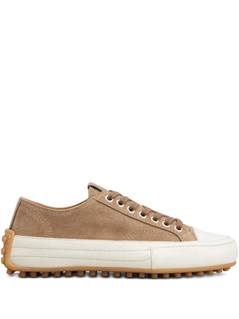 Tod's lace-up leather sneakers - Brown - zdjęcie produktu nr 2