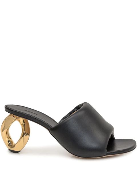 JW Anderson 69mm chain heel sandals - Black - zdjęcie produktu nr 1
