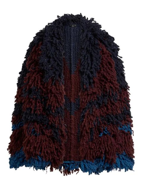ETRO fur-stitch jacket - Red - zdjęcie produktu nr 1