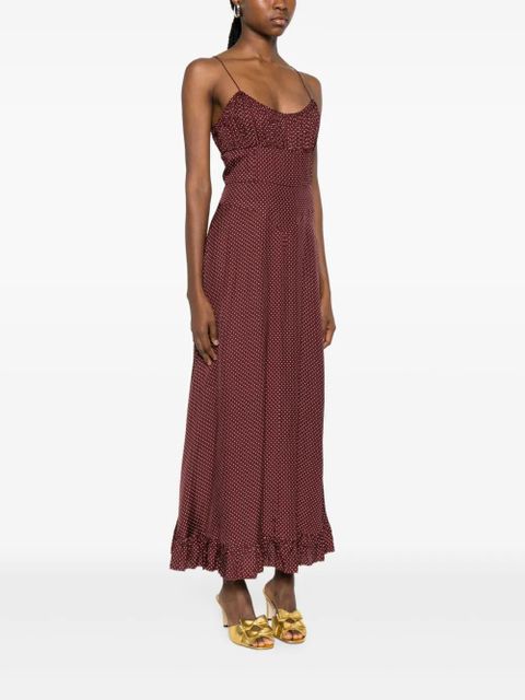 DÔEN Rosamaria maxi dress - Red