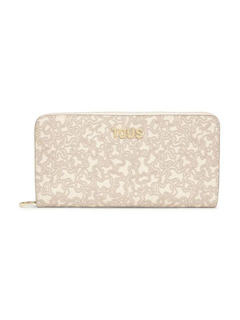 Tous portfel KAOS MINI LINES damski kolor beżowy 2002183401 - zdjęcie produktu nr 2