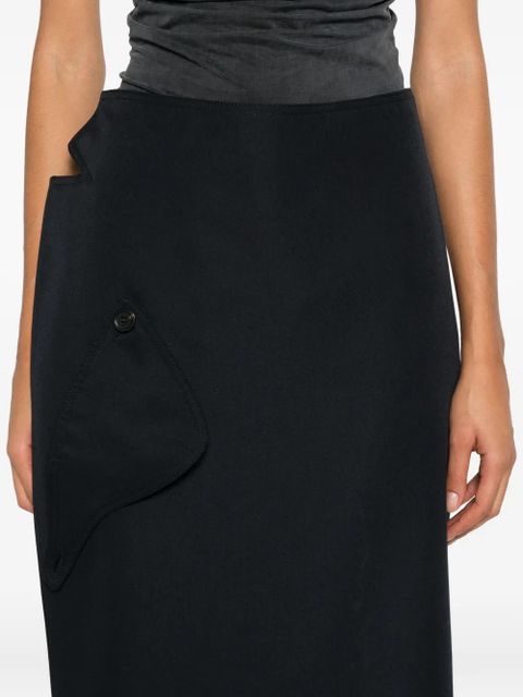 Jean Paul Gaultier cut-out pocket trousers - Blue