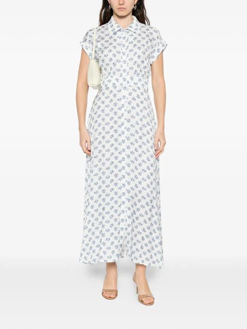 Maje floral button maxi dress - White - zdjęcie produktu nr 2
