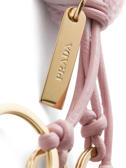 Prada leather keyring charm - Pink - zdjęcie produktu nr 2