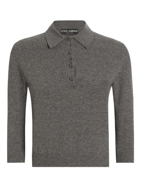 Dolce & Gabbana three-quarter polo - Grey - zdjęcie produktu nr 1