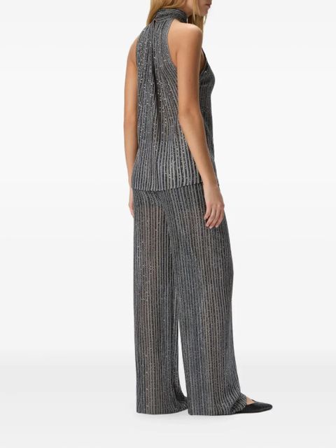 Missoni sequin-striped trousers - Grey