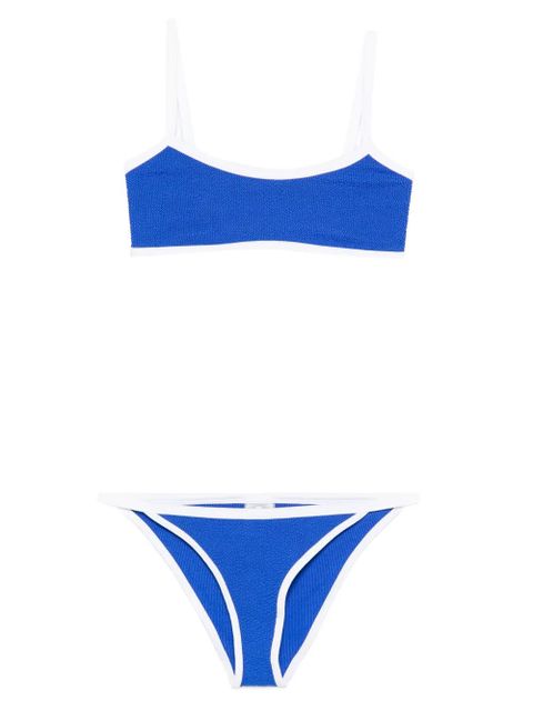 Hunza G Tyler contrast-trim bikini - Blue - zdjęcie produktu nr 1