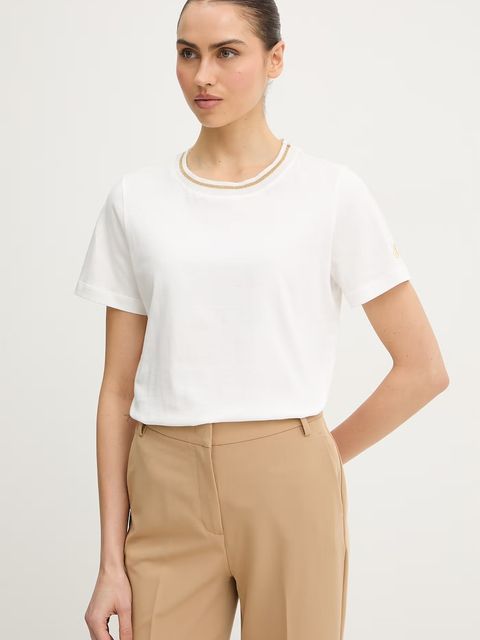 Luisa Spagnoli t-shirt bawełniany Balearica - zdjęcie produktu nr 2