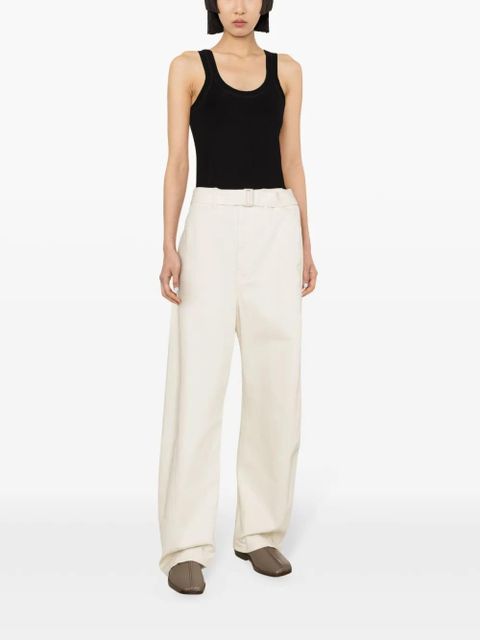 LEMAIRE fine-ribbed tank top - Black - zdjęcie produktu nr 2