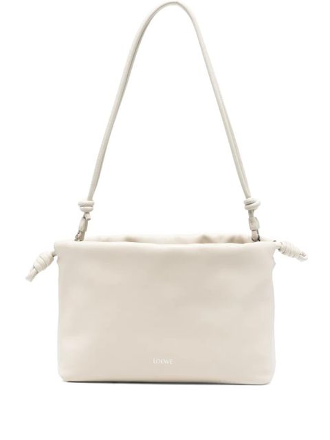 LOEWE Flamenco knot-detail shoulder bag - White - zdjęcie produktu nr 1