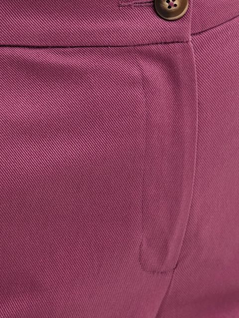 United Colors of Benetton spodnie damskie kolor fioletowy szerokie high waist 4SJCDF09W