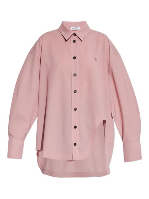 The Attico Diana button logo shirt - Pink - zdjęcie produktu nr 1