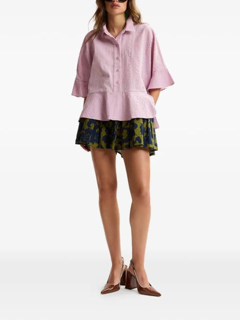 Essentiel Antwerp peplum-hem shirt - Pink - zdjęcie produktu nr 2