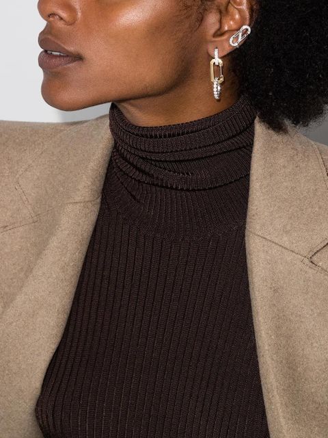 EÉRA 18kt yellow gold Chiara diamond-embellished earring