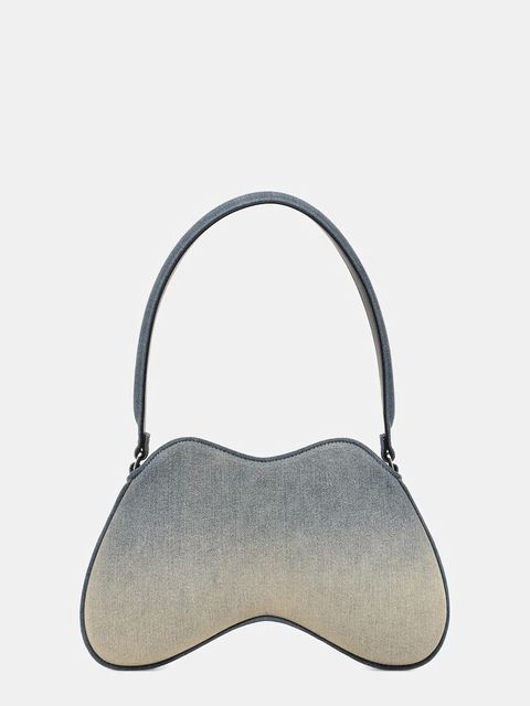 Diesel torebka PLAY DOUBLE-D kolor niebieski X10327.P5499 - zdjęcie produktu nr 2