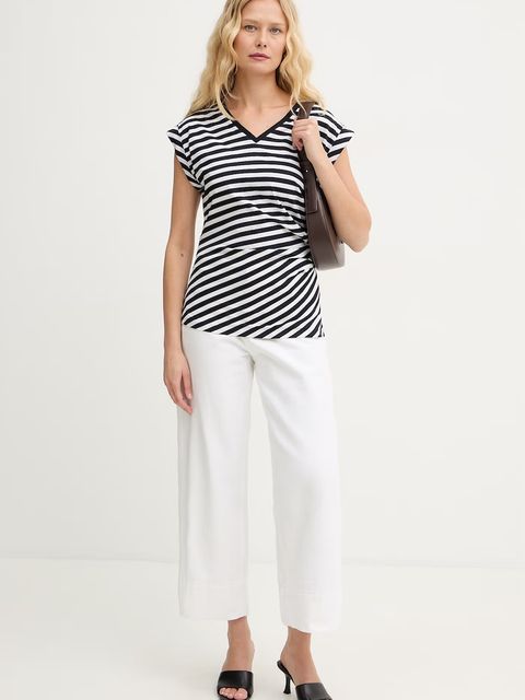 BOSS t-shirt damski bawełniany - zdjęcie produktu nr 1