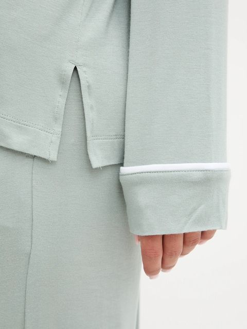 Dkny piżama damska kolor zielony YI90092