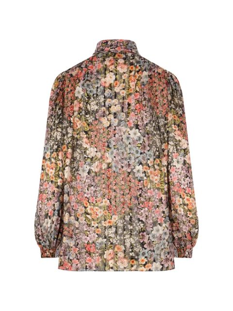 Valentino Garavani floral-print long-sleeved blouse - Pink - zdjęcie produktu nr 2