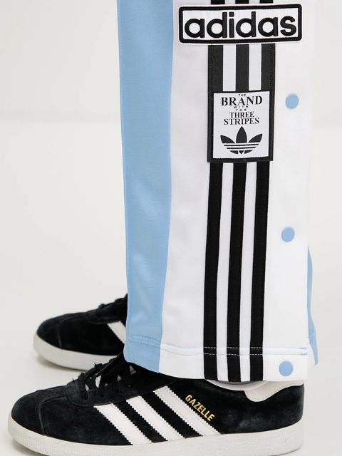 adidas Originals spodnie dresowe Adibreak damskie kolor niebieski z aplikacją JV7513