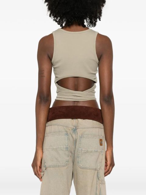 Diesel T-Anky-Tail tie-detail tank top - Neutrals