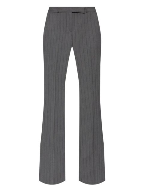 Alexander McQueen pinstripe flared trousers - Grey - zdjęcie produktu nr 1