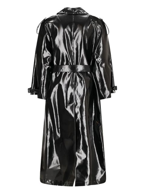 Saint Laurent belted trench coat - Black - zdjęcie produktu nr 2