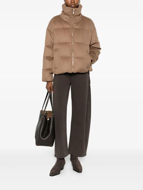 Max Mara zip-up puffer jacket - Brown - zdjęcie produktu nr 2