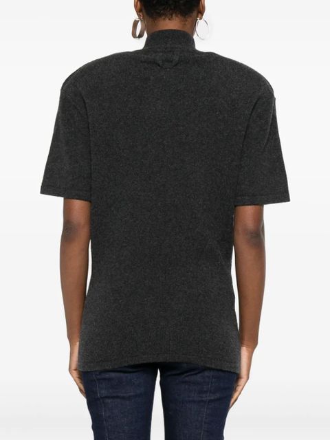 Jacquemus high-neck knitted T-shirt - Grey