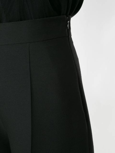 Valentino Garavani cropped wide-leg tailored trousers - Black