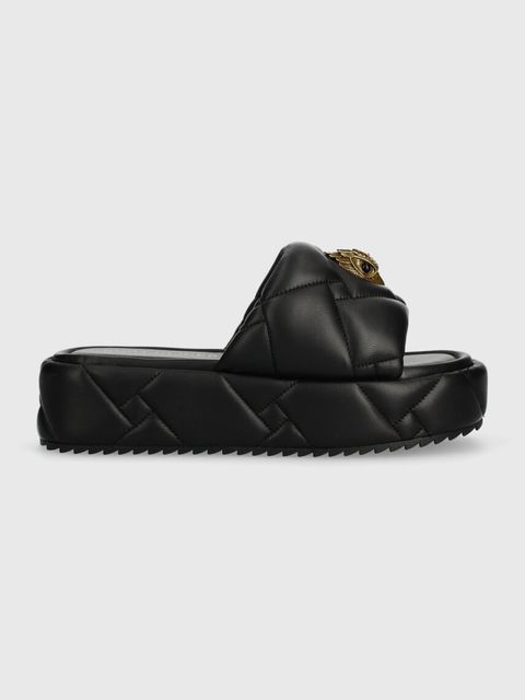 Kurt Geiger London klapki skórzane Kensington Puff Flatform