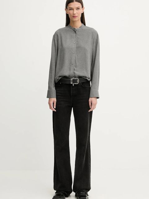 Marc O'Polo koszula damska kolor szary regular 600088042277